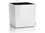 Fioriera Lechuza Cube Premium 40 Bianco Lucido | Fioriera Con Sistema Di Irrigazione | Superficie Lucida | 39 X 39 X 40 Cm | 16360