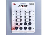 Set Di Batterie Arcas A Bottone Da AG1 A CR2032 0% Mercurio 24 Pz - Batteria - CR2032
