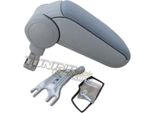 Bracciolo Centrale Per Audi A4 S4 8E B6 B7 (01-08) Tessuto / Copri Tessuto Grigio