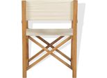 Sedie Da Regista Pieghevoli In Legno Massiccio Teak