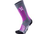 Uyn All Mountain Skisocken Damen Grigio Medio Melange/Viola 41-42