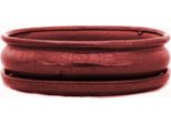 Ciotola Bonsai Con Piattino Gr. 3 - Rosso - Ovale - Modello O47 - L 19Cm - P 13,5Cm - H 5Cm