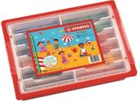 Matita Colorata Triangolare - Stabilo Trio Thick - Confezione Da 96 - Con 12 Colori Diversi