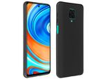 Avizar, Custodia In Gel Per Xiaomi Redmi Note 9 Pro Max/9 Pro/9S, Custodia Smerigliata, Nero