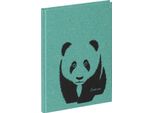 Pagna 26050-17 Pagna Notizbuch "Panda"", Din A5, 64 Blatt, Dotted, Mint"