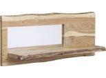 MASSIVMOEBEL24 | Mensola In Legno Di Acacia 101X22X38 Acacia Naturale Laccato Pure Acacia #707