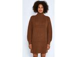 Abito A Maniche Lunghe In Maglia Mini Abito Con Collo Alto Camicia Nmtimmy | Xs