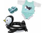 Heless® Set Da Bagno Accessori Per Bambole Pinguino