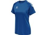 Hummel Hmlcore Xk Core Poly Tee S/S Donna, Blu Vero, Xs
