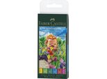 Faber-Castell Pitt Artist Pen Penna A Inchiostro A Pennello - Primavera - Confezione Da 6