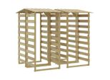 Pergole Con Tetto 4 Pezzi 100X90X200 Cm In Legno Di Pino Impregnato