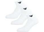 Emporio Armani Calzini Corti Da Uomo (Confezione Da 3) Bianco/Bianco Taglia Unica