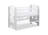 Lettino Per Bambini 60X120 Ivy – Bianco / Grigio