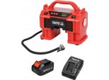 Compressore A Batteria 18V, 12 Litri, 12 L/Min, 11 Bar (1 Batteria Da 3Ah)