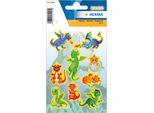 Herma 15494 Herma Sticker Magic "Drachen"", Aus Kunststoff, Neon"