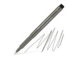 Faber-Castell 167073 FABER-CASTELL Penna A Inchiostro Pitt Penna Per Artisti, Grigio Caldo Iv