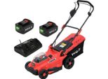 Tosaerba A Batteria Da 36 V E 37 Cm (2 Batterie Da 4 Ah + Caricabatteria)