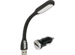 Lampa Lampada Led Flessibile Cob + Caricatore Usb 12/24V