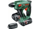 Martello Perforatore A Batteria Bosch Uneo Maxx, 2 Batterie Ricaricabili Pba 18V 2.0Ah W-B, Caric. Al 18V-20 E Valigetta