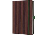 Sigel CO673 Taccuino Conceptum Nature Edition - Ca. A5, Punto A Scacchiera, Copertina Rigida In Legno Scuro