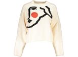 Desigual Pullover Bianco Donna : Colore - Bianco, Taglia - Xl Taglia: Xl Colore: Bianco