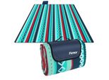 Coperta Da Picnic, Materiale Impermeabile, Design Portatile, Verde, 200X200Cm