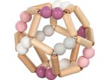 Goki Anello Di Presa In Legno Palla Elastica Rosa