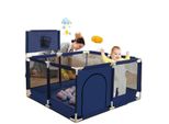 Box Per Bambini, Area Giochi Sicura, Campo Da Basket Indoor, Blu