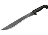Coltello Yatagan Samura Sultan Pro 11,9" Con Manico Nero - Coltello Da Cucina In Acciaio Giapponese Di Per Tagli Di Precisione Ed Eccellenza Culinaria"