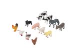 Set Di Mini Modelli Di Animali, Mini Figure Di Animali Da Fattoria, Modelli Di Animali In Miniatura, Giocattoli Di Animali In Miniatura, Figure Di Animali Piccoli, Figure Di Animali