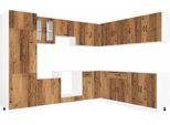 Vidaxl Set Di Armadietti Da Cucina Da 14 Pezzi Lucca, In Legno Di Recupero, Materiale A Base Di Legno