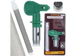 Zenthril Powerxcellence 517 – Ugello Di Spruzzatura Ad Alta Pressione Con Filtro | Larghezza Di Spruzzo 25 Cm | Per Acrilico E Lattice