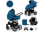 Passeggino Kunert Mata 3In1 Blu/Navy - Passeggino Versatile Per Comfort E Sicurezza
