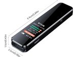 Registratore Vocale A Riduzione Del Rumore Con Riproduzione Trasmissione USB2.0 Type-C Portatile 1536KBPS Registrazione Hd Lettore MP3 Registratore Audio Digitale Ad Attivazione Vocale Per Conferenze, Riunioni, Interviste In Classe Con Microfoni