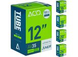 Camera D'aria Per Bicicletta Acid Schrader 35 Mm Argento 12'' Argento 12''
