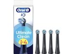 Oral-B Replaceable Toothbrush Heads | Io Ultimateclean | Heads | For Adults | Number Of Brush Heads Included 4 | Black
