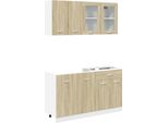 Syfax™ Set Di Mobili Porta Tv 4 Pz Lyon Rovere Sonoma In Truciolato