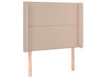 Syfax™ Testiera Ad Orecchio Cappuccino 93X16X118/128 Cm In Pelle Finta