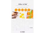 Creativ Company Carta Colorata, A4, Foglio 210 X 297 Mm, Pressata A Freddo, Grana Media, 300 G, Bianca, 20 Fogli 1 Pezzo