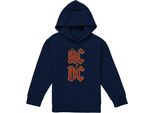 Ac/Dc - Felpa Con Cappuccio Per Bambini, Pullover TV21975 (116) (Navy)