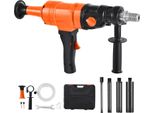 Succebuy Carotatrice Diamantata Con Diametro Di 20 Cm, Foratura A Umido E A Secco, Utensile Portatile Con 4 Punte E 2 Velocità (1000 / 2250 Giri/Min) Per Calcestruzzo, Mattoni E Pietra, 1500 W