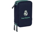 Safta 412557857 Real Madrid 2Nd Kit 25/26 Triplo Riempimento 37 Pezzi Portamatite Uomo Blu Taglia Unica