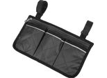 Keenso Sedia A Rotelle Borsa Laterale Con Tasche, Multifunzionale Sedia A Rotelle Scooter Bracciolo Borsa Laterale Walker Hip Bag Storage Organizzatore (Nero)