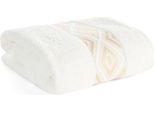 Eurofirany | Asciugamano - Asciugamano In Cotone - 70 X 140 Cm - Color Crema - Con Filo Lucido - Telo Da Bagno