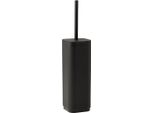 Porta Scopino Wc In Materiale Termoplastico Nero Opaco