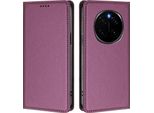 Custodia In Pelle Per Honor Magic7, Custodia Flip Magnetica In Finto Cuoio Con Supporto Viola