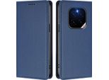 Custodia Per Telefono Cellulare Per Honor Gt Pro, Flip Cover In Finto Cuoio Antiurto Magnetica Con Supporto Blu Scuro