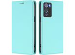 Custodia In Pelle Per Doogee N60 Pro, Custodia Magnetica In Finto Cuoio Flip Con Supporto Verde Menta