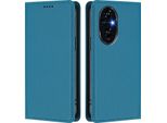 Custodia In Pelle Per Honor 200, Custodia Flip Magnetica In Finto Cuoio Con Supporto Lake Blu