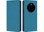 Custodia In Pelle Per Honor Magic7 Pro, Custodia Flip Magnetica In Finto Cuoio Con Supporto Lake Blu